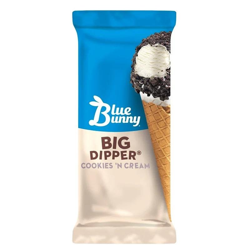 Big Dipper Cookies 'N Cream Cone